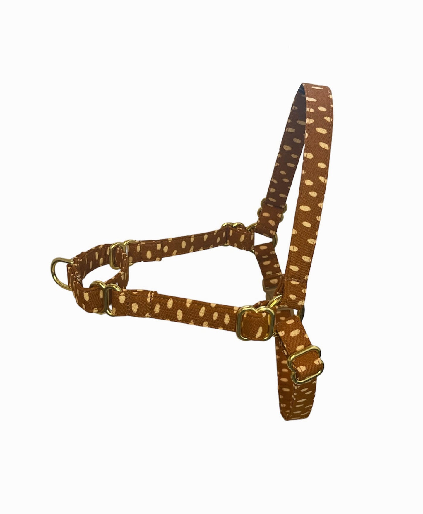 Caramel Dotty Dog Harness