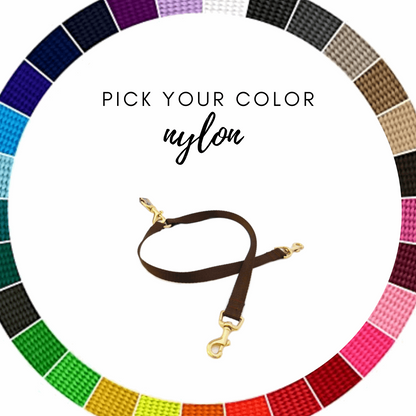 Nylon Leash Coupler - Pick Your Color