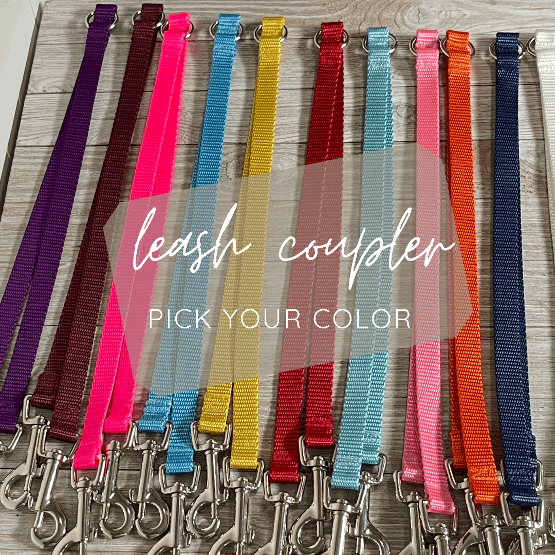 Nylon Leash Coupler - Pick Your Color