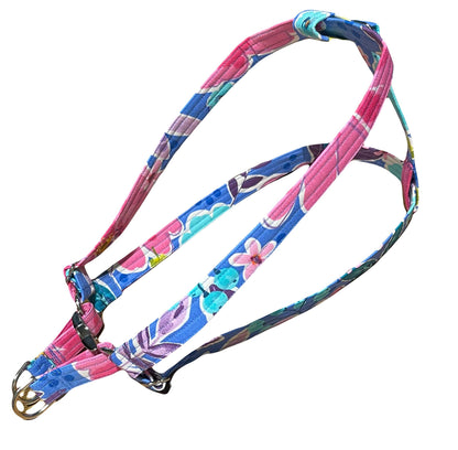 tropical floral dog harness