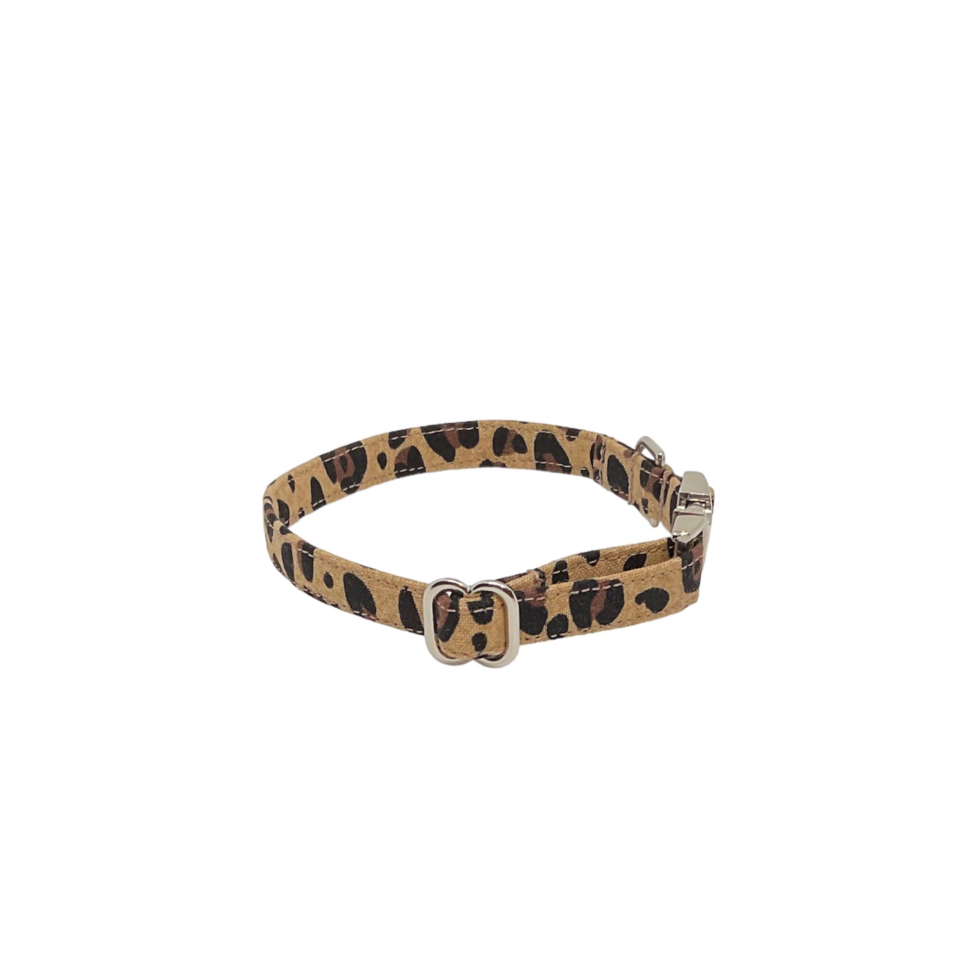 animal print personalized puppy collar