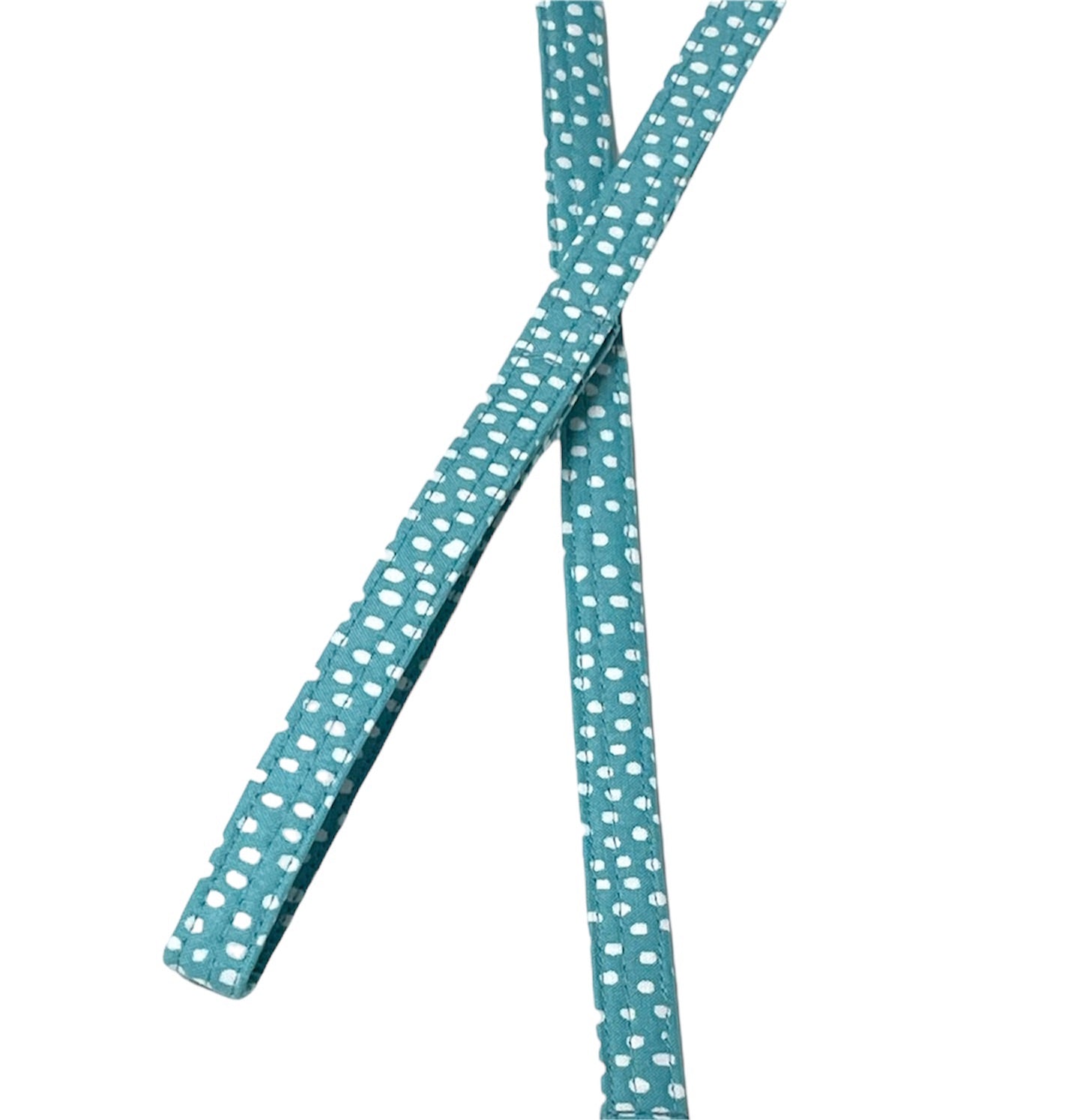 Teal Dotty Print Step-in Harness