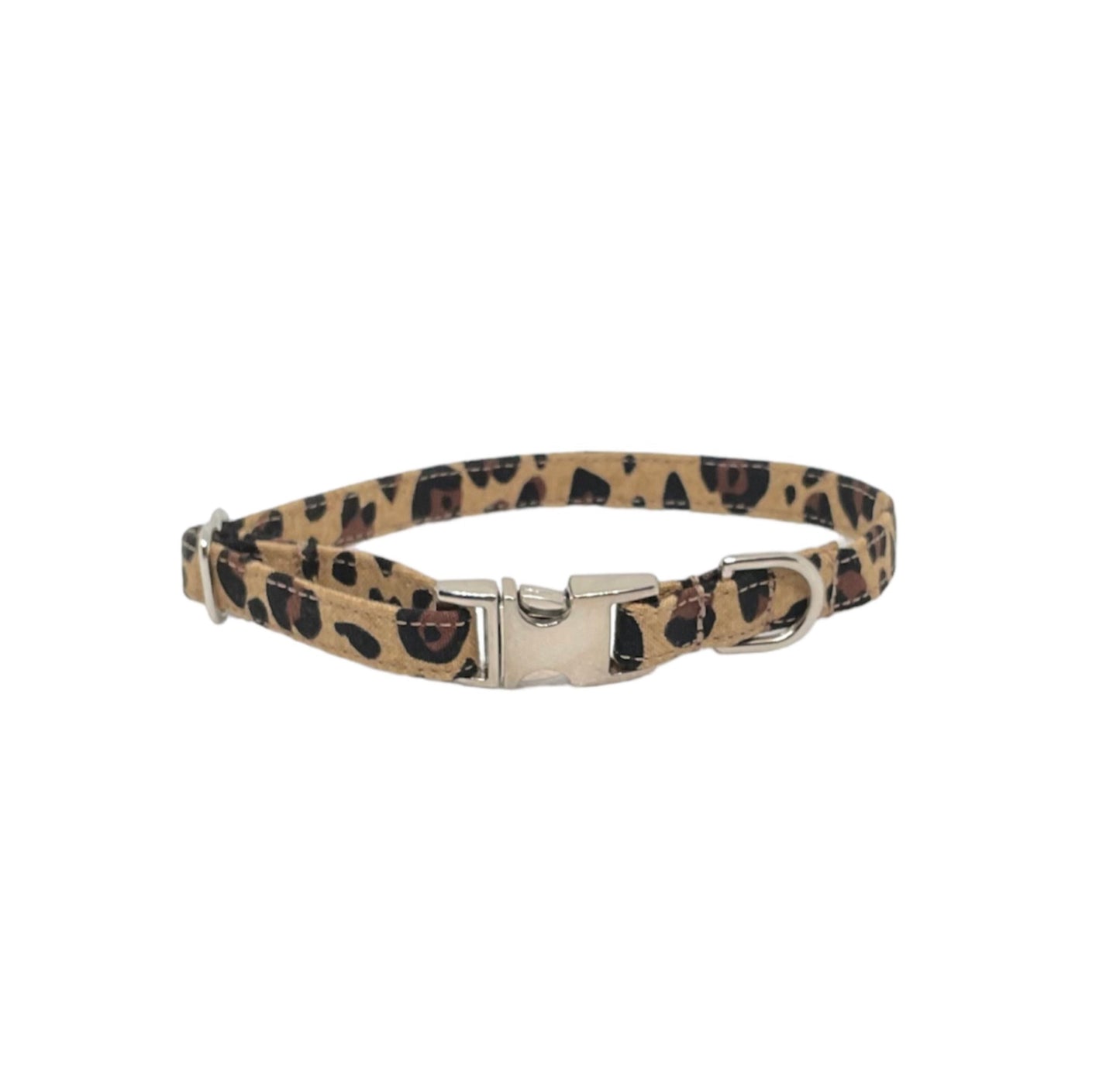 leopard puppy personalized collar