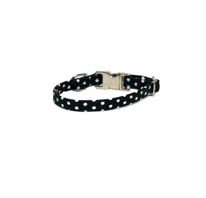 black tiny dog collar