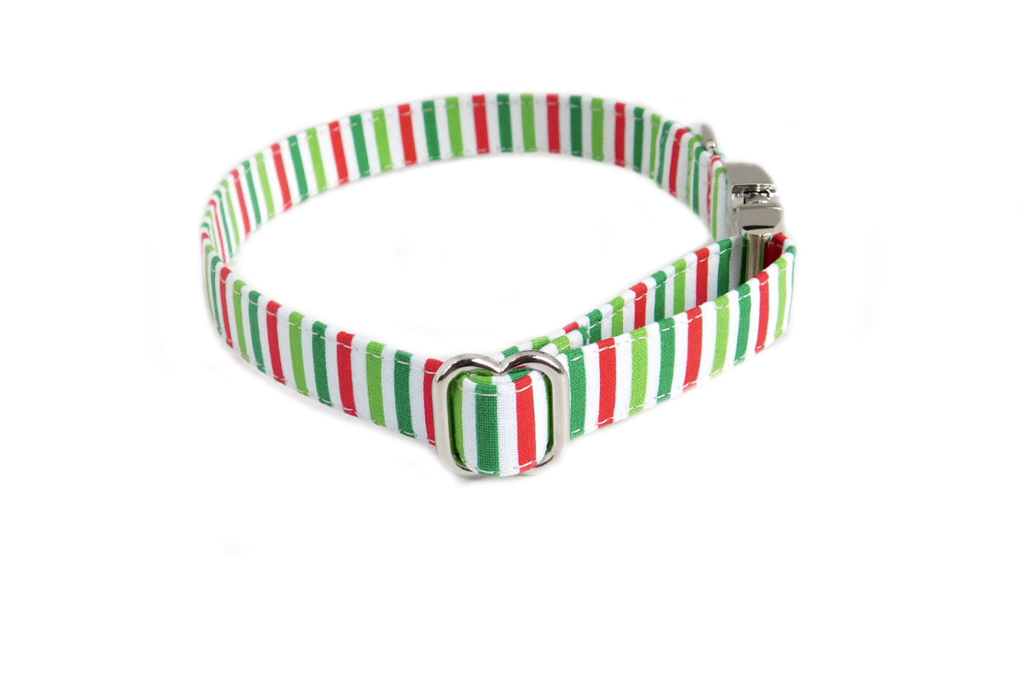 candy stripes dog collar