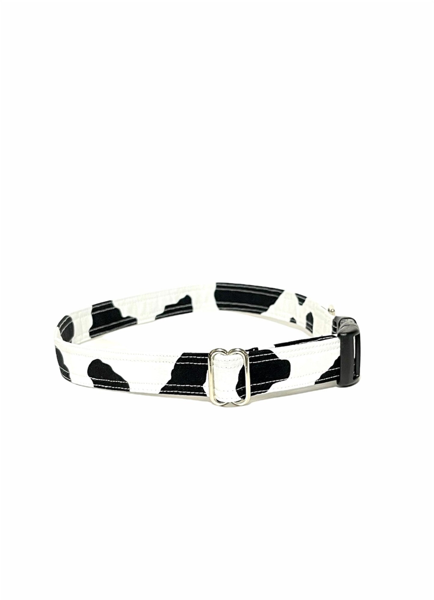 Cow Print Dog Collar - Fabric Style - muttsnbones