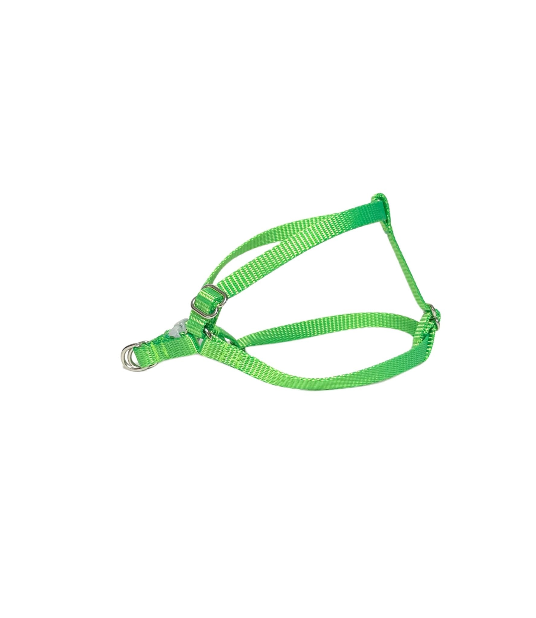 neon green small dog harness