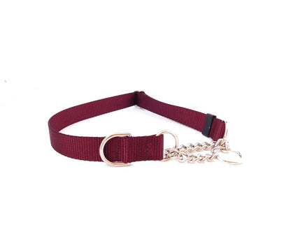 Nylon Chain Martingale - Pick your Color - muttsnbones