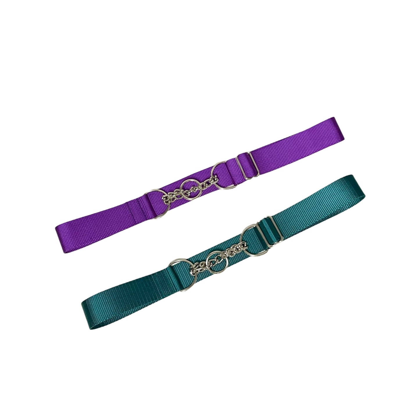 Wide Nylon Chain Martingale in 1.5" - Pick your Color - muttsnbones
